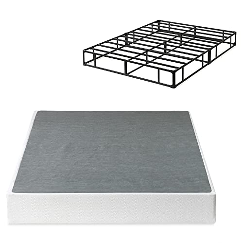ZINUS 9 INCH METAL SMART BOX SPRING QUICK ASSEMBLY MATTRESS FOUNDATION - GRAY - Like New
