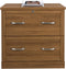 Realspace Premium Letter-/Legal-Size File Cabinet 2 OD17006 Drawers Golden Oak - Like New