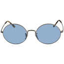 RAY-BAN OVAL SUNGLASSES - SILVER FRAME, AZURE/BLUE GRADIENT LENSES, 54-19-145 2N - Like New