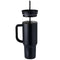 OWALA 40OZ STAINLESS STEEL TUMBLER WITH HANDLE PANTHER PAW BLACK - Like New