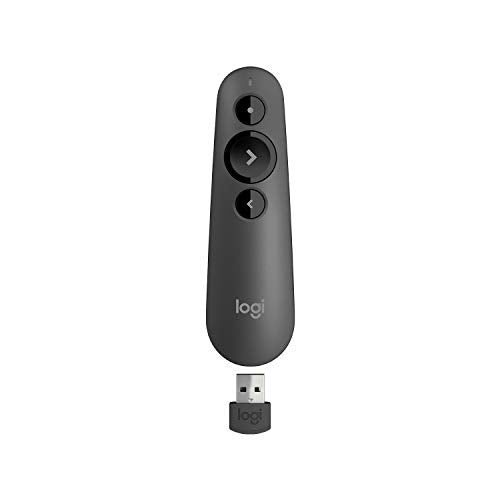 LOGITECH WIRELESS PRESENTER R500S POWERPOINT CLICKER LASER POINTER - BLACK - Brand New
