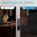 JNOSFL Gun Safe Handgun Biometric Bedside Pistol Safe Nightstand VE12-B - BLACK - Like New