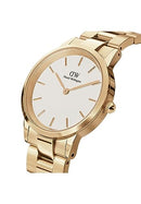 DANIEL WELLINGTON ICONIC LINK 28MM WOMEN'S WATCH, STAINLESS STEEL (316L) - GOLD - Like New
