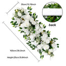 IPOPU Wedding Arch Flowers 3.28ft Artificial Flowers Arrangement Swag - White - Brand New