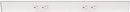 Task Lighting TR Series Angle Power Strip, 24" 2 Dual Receptacles, 2pk - White - Brand New