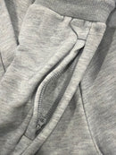 BLUE ICE FLEECE LINED SWEATPANTS ZIPPER POCKETS - SIZE: MEN S - HEATHER GRAY - Brand New