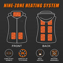 FUN WEEKEND Heated Vest for Women, 9 Heating Modules, 3 Heating Levels (Medium) - Like New