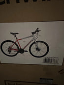 SCHWINN MEN’S CIRCUIT 700C/28” HYBRID BIKE SILVER/RED - Brand New