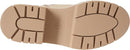 THE DROP WOMEN'S KOI LACE UP PLATFORM COMBAT - SIZE: WOMEN 9 (AU/UK W7) - SAND - Like New