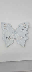 SANTA'S WORKSHOP INC 8" IRON BUTTERFLY PLAQUE - MULTI - Brand New