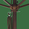 SHADE BASICS 11-FOOT ROUND EVERGREEN SERIES FAUX-WOOD PATIO UMBRELLA - Like New