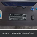 LOGITECH K835 TKL ALUMINUM MECHANICAL KEYBOARD WITH CABLE - TENKEYLESS QUIET - Like New