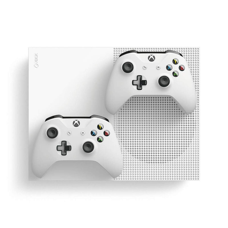 Microsoft Xbox One S Two-Controller Bundle 4K 1TB HDD White New