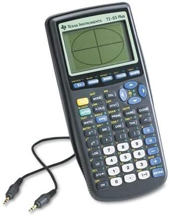 Texas Instruments TI-83 Plus Programmable Graphing Calculator - Black - Like New