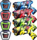 BAIAI Infrared Laser Tag Guns Set of 4 Digital LED Display Vest - Scratch & Dent