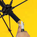 ASTELLA 102"  SOLID PRINT HEXAGON MARKET PATIO UMBRELLA  UV RESISTANT - YELLOW - Like New