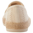 ESPIRIT WOMENS ESPRIT NADINE LOAFERS - CREAM CROCHET - SIZE: WOMEN 7 - CREAM - Like New