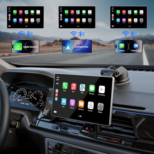 MADOEC PORTABLE APPLE CARPLAY SCREEN FOR CAR 9" WIRELESS APPLE - Scratch & Dent