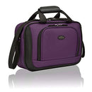 U.S. TRAVELER RIO RUGGED FABRIC EXPANDABLE CARRY-ON LUGGAGE SET PURPLE - Brand New