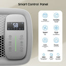 ANDTE 80 PINTS DEHUMIDIFIER FOR HOME BASEMENT COVERS UP TO 1,800 SQ. FT - WHITE - Like New