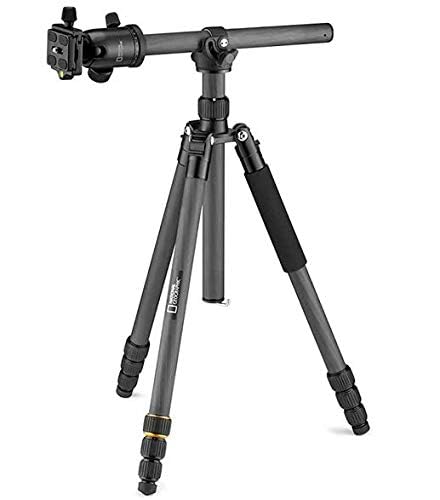 NATIONAL GEOGRAPHIC CARRY BAG 5-SECTION TRAVEL TRIPOD CARBON FIBER - BLACK/GREY - Like New