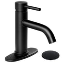 SOKA BATHROOM SINK FAUCET SINGLE HANDLE STAINLESS STEEL SK16002PA - BLACK - Like New