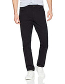 AMAZON ESSENTIALS MEN'S SLIM-FIT TWILL CHINO PANTS 30WX32L - BLACK - Brand New
