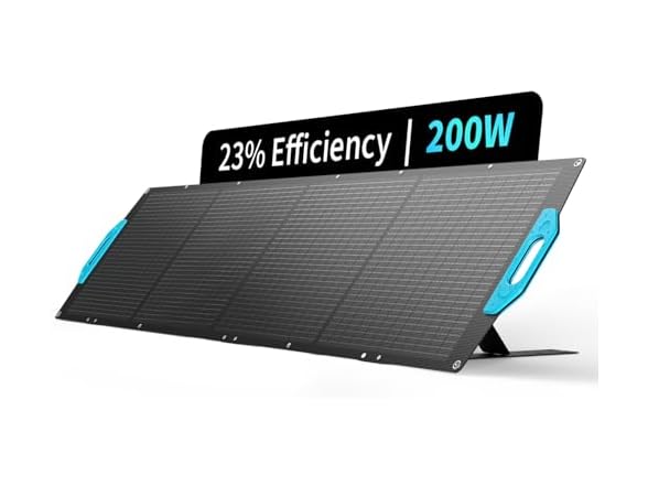 RAYOVAC SUN SNARE 200-WATT FOLDABLE SOLAR PANEL - BLACK/BLUE - Like New