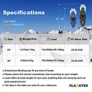 FLASHTEK 30" Lightweight Snowshoes Poles for Hiking Mountaineering - Lake Blue - Like New