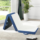 CYMULA Folding Mattress Single, 4 Inch Foldable Trifold Mattress,Portable Foam - Like New
