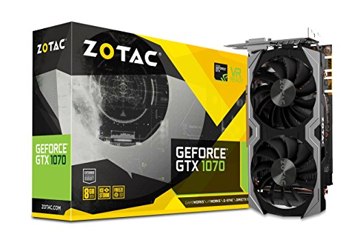 ZOTAC GEFORCE GTX 1070 MINI 8GB GDDR5 VR READY GRAPHICS CARD ZT-P10700G-10M - Like New