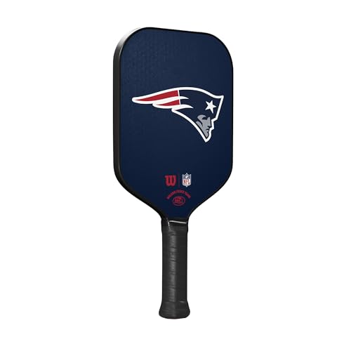 Wilson NFL Collection Fierce Team Pickleball Paddle 4 1/4" Grip NE Patriots - Brand New