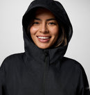 COLUMBIA WOMEN'S WEEKEND ADVENTURE II LONG SHELL - SIZE: WOMEN XL - BLACK - Like New