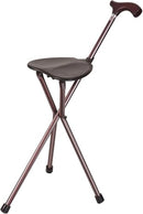 SWITCH STICKS FOLDING WALKING CANE WITH SEAT SENIORS 34” TALL 502-2002-5104 - Like New