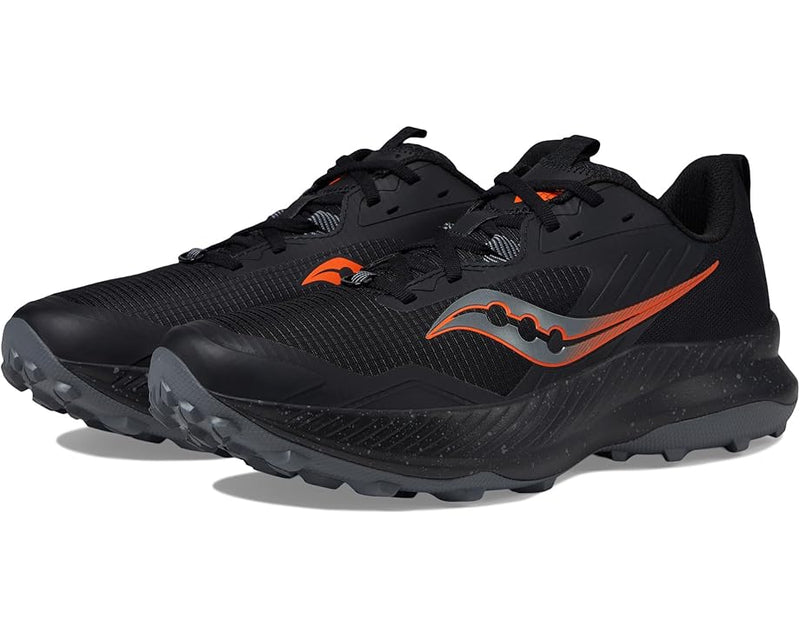 S20845 SAUCONY MEN'S BLAZE TR SNEAKER - SIZE: MEN 8 - BLACK/CARBON - Like New