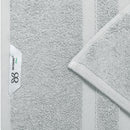 BIBB HOME 18 PIECE ZERO TWIST EGYPTIAN COTTON TOWEL SET - SILVER - Like New