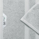 BIBB HOME 18 PIECE ZERO TWIST EGYPTIAN COTTON TOWEL SET - SILVER - Brand New