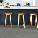 FloorPops Grey Tundra Peel & Stick Floor Tiles 12x12in, 10 Sheets FP3326 - Brand New
