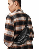 ALLSAINTS ITOKO LEATHER BUMBAG BLACK, ONE SIZE - BLACK - Like New