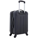 Travelers Club Chicago Hardside Expandable Spinner Luggage, 22" Carry-On - Black - Brand New
