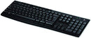 LOGITECH LOGITECH K270 KEYBOARD - BLACK - Like New