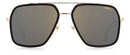 CARRERA 273 MATTE BLACK GOLD FRAME HAVANA ARMS GRAY GOLD MIRROR LENSES 59-17-150 - Like New