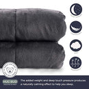 Hug Bud Weighted Blanket Comforter - 36" X 48" - 5-lbs - No Cover Gray - Like New