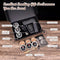 AFN COCKTAIL SMOKER KIT WITH TORCH 6 FLAVORS WOOD CHIPS WHISKEY GIFTS - BLACK - Like New