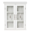 TEAMSON HOME DELANEY 20.5" X 24" 2-DOOR REMOVABLE WALL CABINET A7C930 - WHITE - Like New