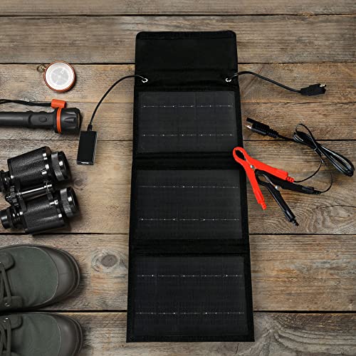 Schumacher Electric Portable Solar Battery Trickle Charger SA1658 8W - Like New