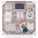 HANTAJANSS Clip Photo Holder Large Picture Display Frame 20x20 B00ZC6YBXE - Grey - Brand New