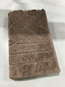 GENERIC 20" BY 32" LATTE BROWN BATHROOM OR KITCHEN RUG RUNNER MAT - LATTE BROWN - Like New