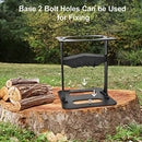 KESFITT KFT-CK01 FIREWOOD, KINDLING, LOG SPLITTER, 12" X9.8", BLACK - Like New