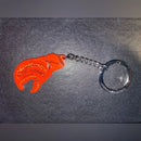 MARC BY MARC JACOBS MARC JACOBS-CRAB CLAW BOTTLE OPENER/KEYCHAIN - ORANGE - Like New